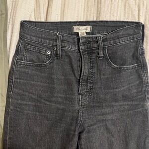 Madewell perfect vintage black jeans